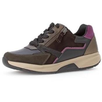 Gabor Rollingsoft Keilsneaker „Reißverschluss‑Halbschuh“ – Schnürer‑Design