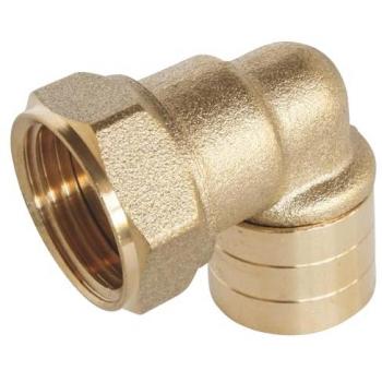 Coude terminal écrou tournant femelle D12 1/2''