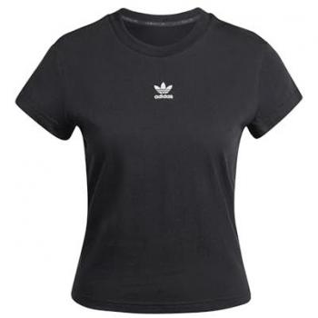 T-shirt Essentials Slim Noir Femme Adidas Originals