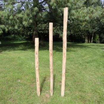 Natural Chestnut Woven Hurdle Posts – 240 cm