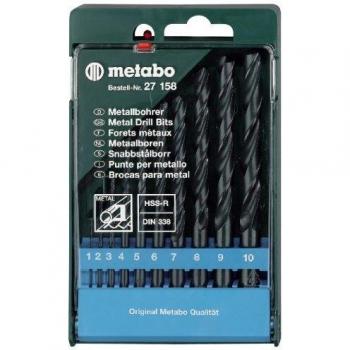 Metabo 627158000 Metall-Spiralbohrer-Set 10teilig 10 St