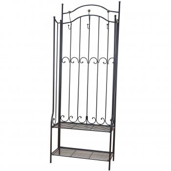Schwarze Standgarderobe Dino – Modernes Design