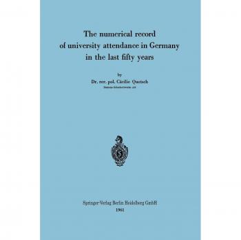 The numerical record of university attendance in Germany in the last fifty years