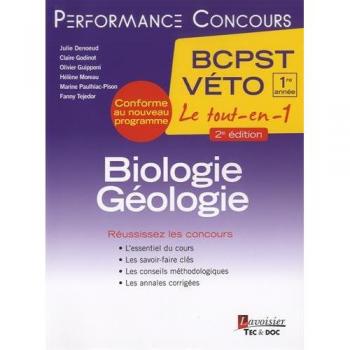 Biologie-Géologie 1re année BCPST-Véto
