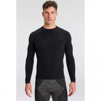 XTREME Sockenwäsche Männer Thermo Unterhemd schwarz melange