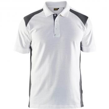 Polo de chantier piqué Blaklader XS blanc gris sombre