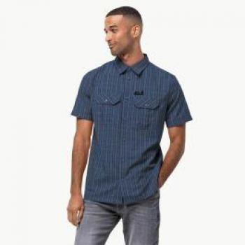 Herren Hemd Thompson von Jack Wolfskin in Blau (S)