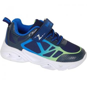 Zapatillas deportivas infantiles Bubble con iluminación interior C523 azul marino