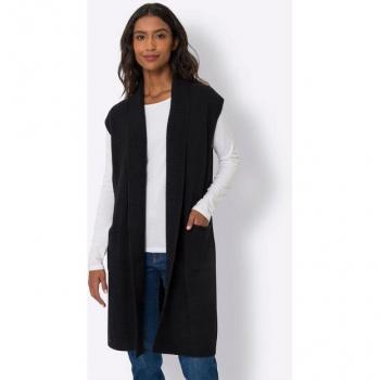 Damen Strickjacke in Schwarz von HEINE, Größe 40