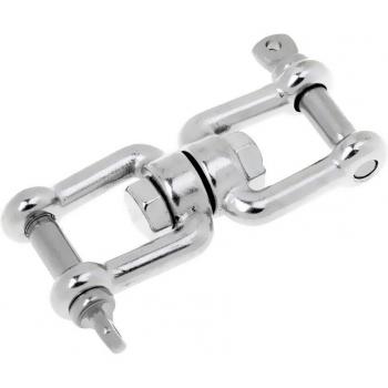 RVS Dubbele Beugel Swivel Connector voor Ankerketting Boot