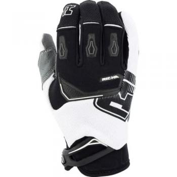 Guanti Moto Richa Desert MX Perforati Nero Grigio Bianco XL
