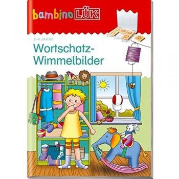 Bambinolük-System: Bambinolük: Wortschatz-Wimmelbilder: Einkaufen, Essen, Kleidung