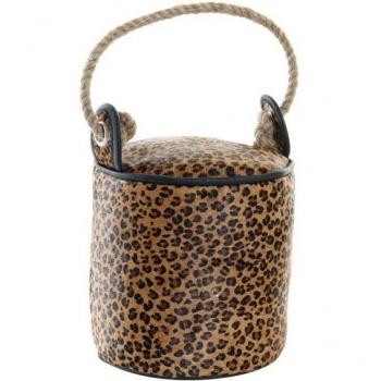 Porta Porta Leopardo 19 x 19 x 19 cm
