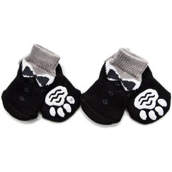 4pcs Thick Paw Protector Socks for Small Dogs
