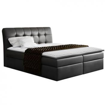 Lit Continentale Baltimore 110 – Matelas 120x200, Faux Cuir Soft 011