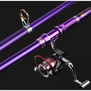 Canne à pêche télescopique spinning 3.0 M en fibre de carbone FRP