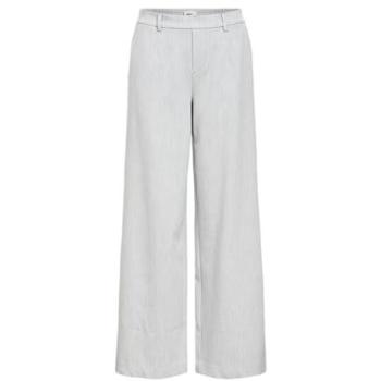 Women's Light Grey Wide‑Leg Pants – 34 (Melange)