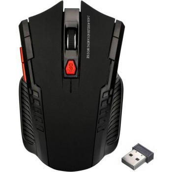 Ratón PC Inalámbrico 2.4 GHz, 6 Botones y Receptor USB