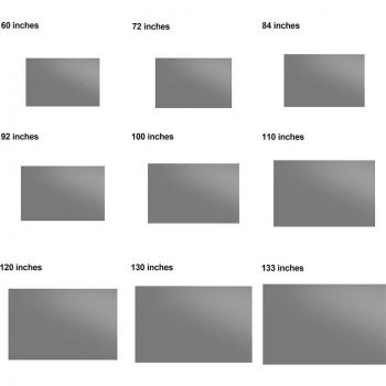 Metal Portable Projector Screen 16:9 for YG300 XGIMI H3 HALO Mogo Xiaomi