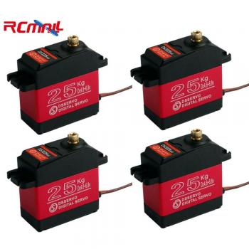 4Pcs 270° DS3225 Digital Servo 25KG for RC Car