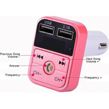 Dual USB Schnellladegerät für Auto mit Bluetooth