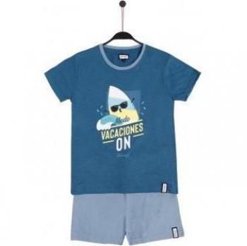 MR WONDERFUL Pijama Corto Vacaciones Niño