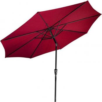 Parasole Balcone Acciaio 300cm – Impermeabile, Manovella, Inclinabile