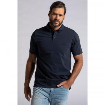 Maglietta polo blu uomo 7XL mezze maniche cotone JP1880