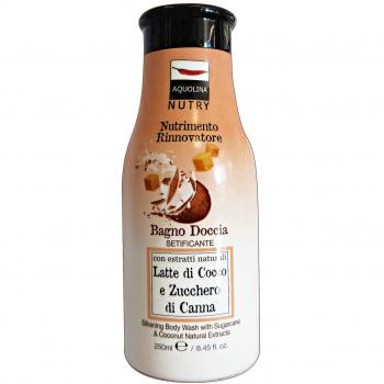 AQUOLINA Gel Doccia Cocco e Zucchero di Canna 250 ml