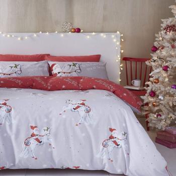 Catherine Lansfield Winter Unicorn Duvet Cover