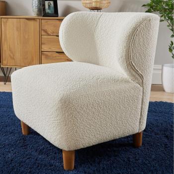 Capri Teddy Fur Accent Chair