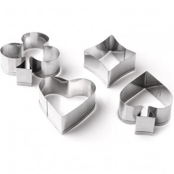 Molde Tridimensional Póquer 4x – Cocina y Horneado