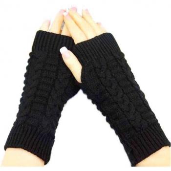 Warm Fingerless Gloves for Women