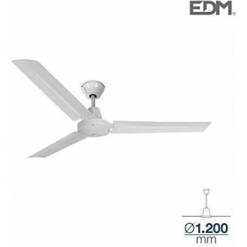 Greenice 60W Mini Ceiling Fan – White Industrial Model, Wall Controller Included