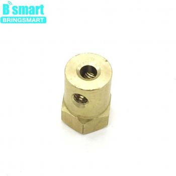 2pcs 4mm 3mm Gear Motor Shaft Coupling with 6mm Screw for DIY Projects