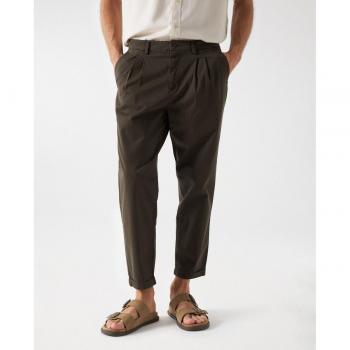 PANTALÓN CHINO CORTE STRAIGHT en color verde para hombre de estilo regular