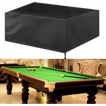 Snooker Table Protector 210D Oxford Cloth Waterproof Cover with Drawstring for 7, 8, 9 Foot