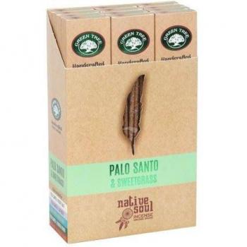 Bastoncini di incenso purificanti Palo Santo e Erba Dolce Native Soul (Confezione da 96)