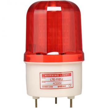 Sliding Swing Door Warning Light with Rotating LED Strobe and Siren Alert