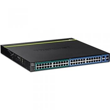 Switch PoE 10/100/1000 Mbps 48 Puertos TRENDnet TPE‑4840WS