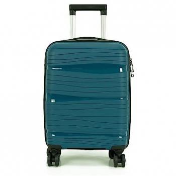 Coshano Equipaje de Mano Rígido 4 Ruedas 360º (Azul Marino)