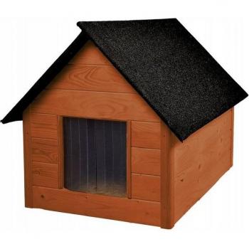 WOODOK Hundehütte XL, Holz, isoliert 101x70 cm