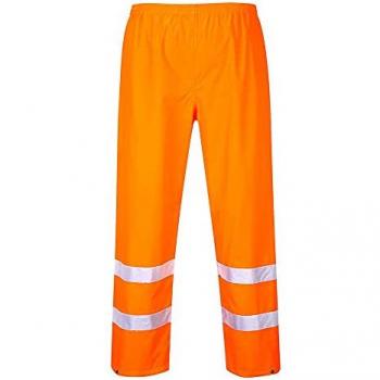 Portwest UltraLite Reflective Work Trousers XS Orange