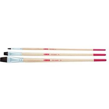 Pinselset 3X Flach 4, 8, 16 (Rinderohrenhaar)