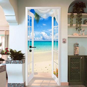 Beachscape 3D Accent Wall Sticker