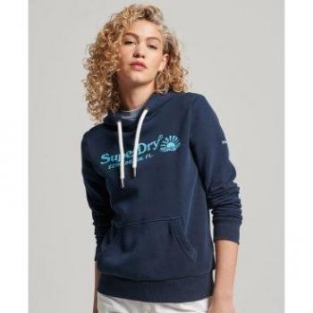 Felpa con Cappuccio Superdry Eclipse Navy L