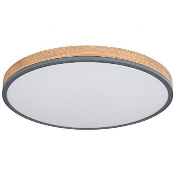 GLOBO LED-Deckenleuchte Graphit Opal Metall Kunststoff H/D: ca. 8,5x60 cm