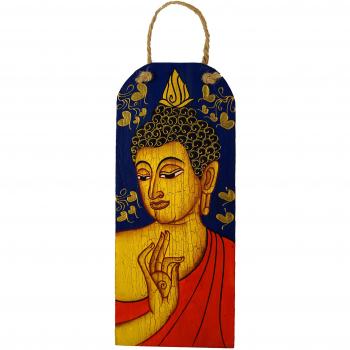 Buddha Wandbild auf Holz