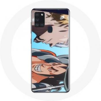 Protezione per Samsung Galaxy A21S Oden e Rayleigh Anime Manga One Piece