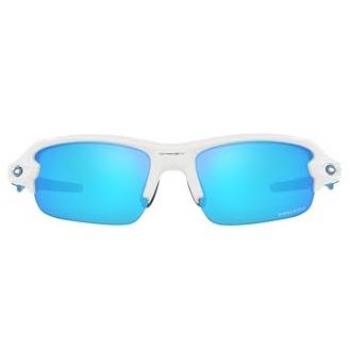 Gafas de Sol Oakley Flak XXS Polished White con lentes Prizm Sapphire infantiles